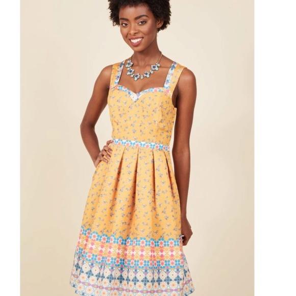 ModCloth Fit & Flare Dress - Picture 1 of 13